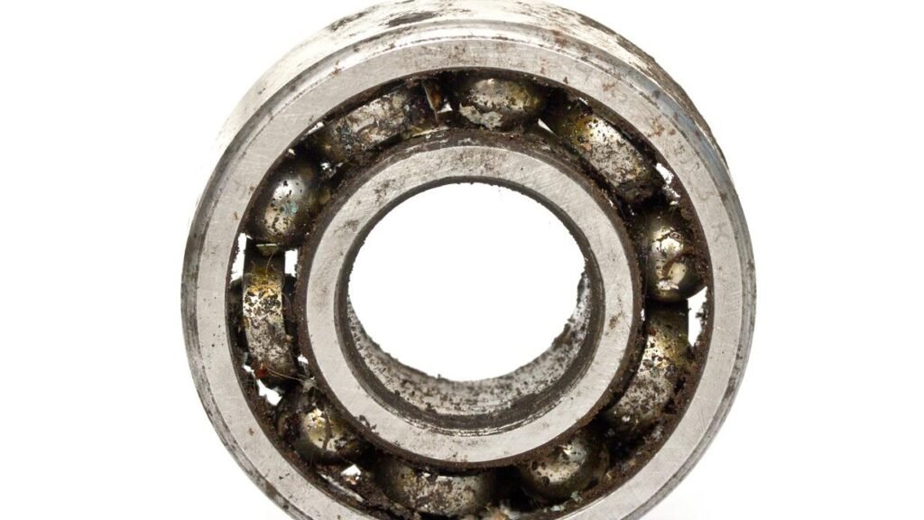 Poor quality bearing lubricant