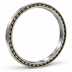 Thin section angular contact ball bearing