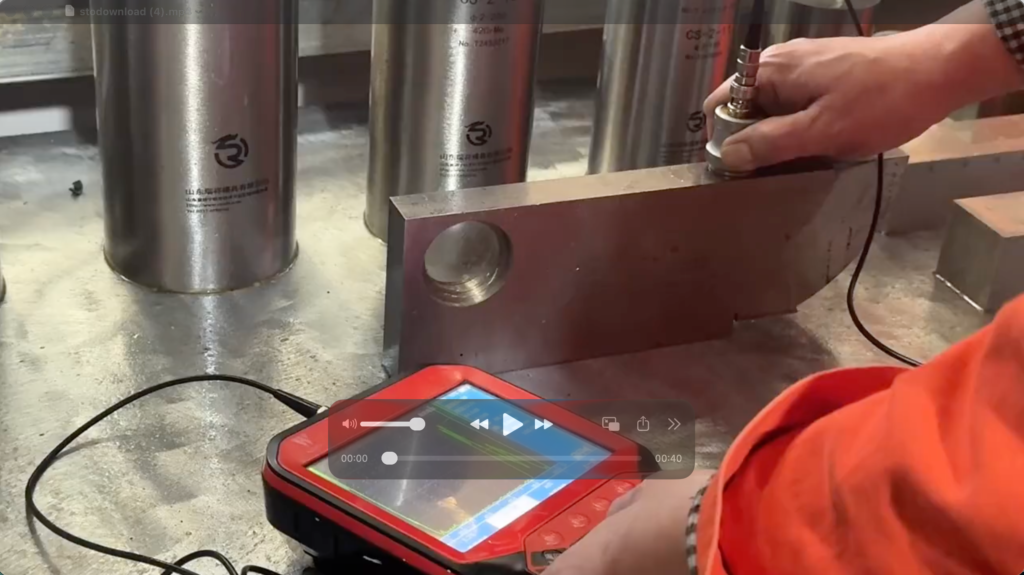 Ultrasonic Testing Slewing Bearings